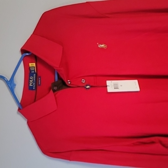 NWT POLO by Ralph Lauren 1/4 button classic fit athletic long sleeve - Picture 2 of 9